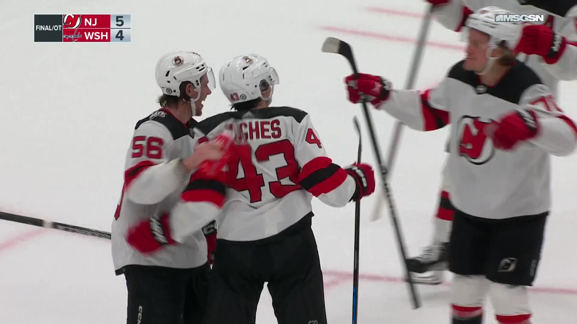 Devils on MSG on X: Luke Hughes on his first NHL goal👀   / X