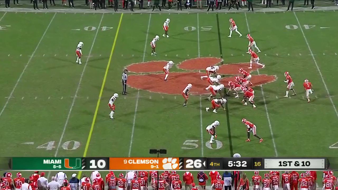 Seldom Used Reserve on Twitter "Rare footage of a Clemson receiver