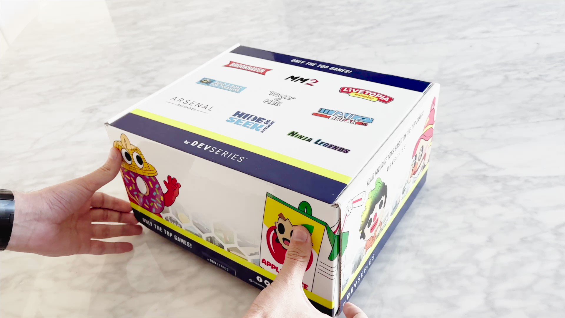 DevSeries Jailbreak Collector Bundle - Three Exclusive Virtual Item Codes with Boss Pass Gamer Plush, SWAT Pass Gamer Squooshems, and Mr. Donut Hanger : Toys & Games