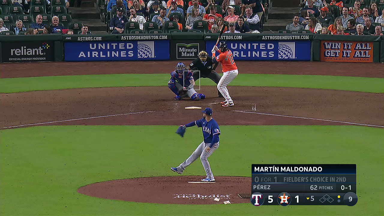 MLB HR Videos on X: Martin Maldonado - Houston Astros (1)   / X