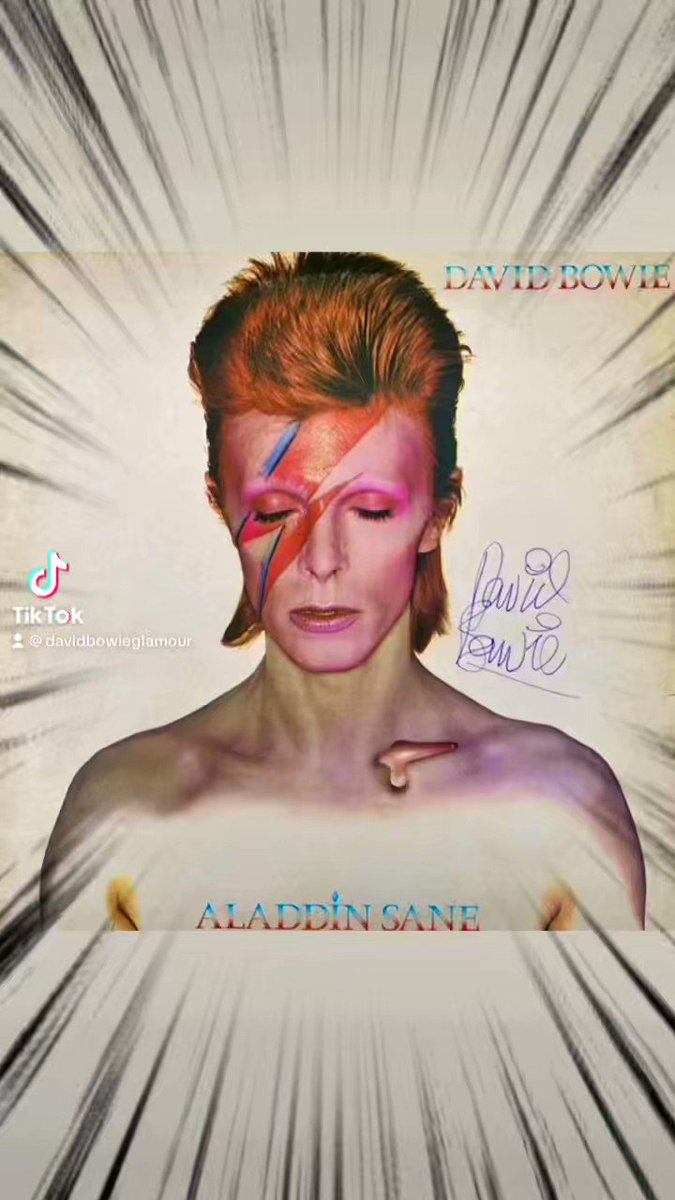 HYSTERIC GLAMOUR DAVID BOWIE/M.D.D.1-