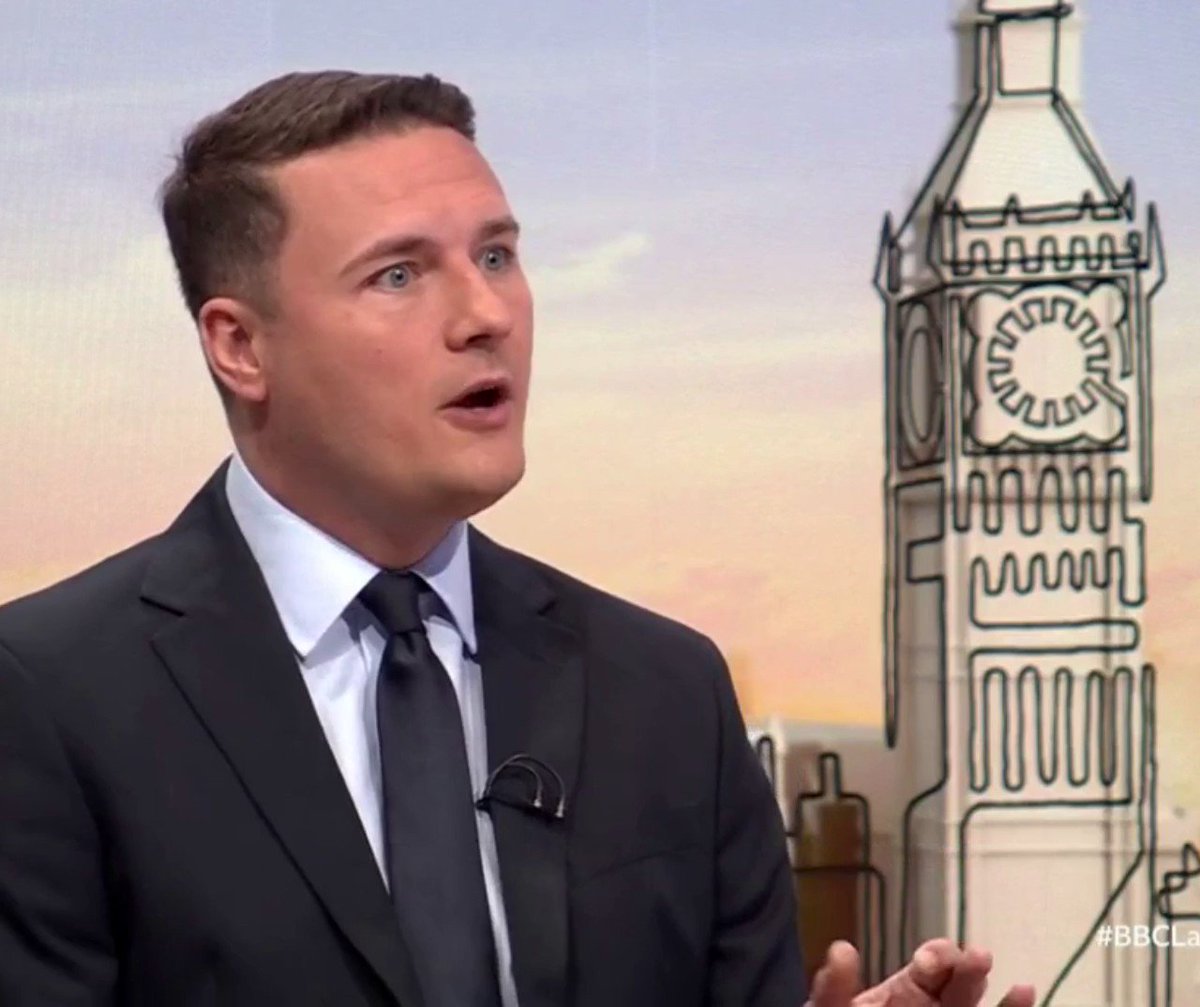 Saul staniforth on twitter wes streeting rules out social care free