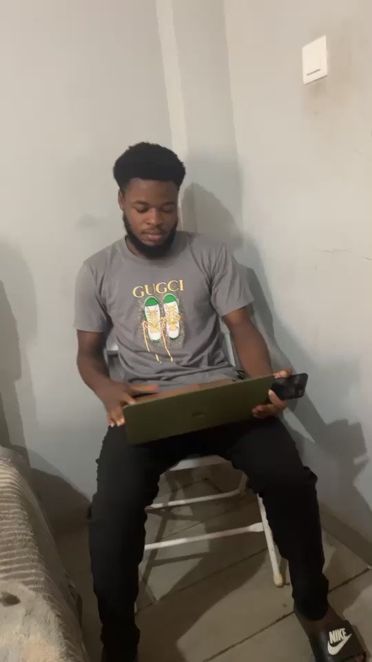 The Father on Twitter "Buy now he dey here dey rush with catfish account"