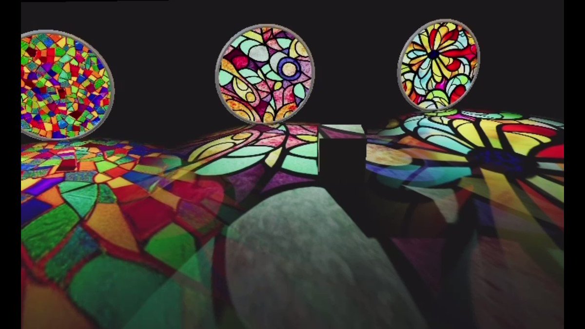 Wakana Y.K. on Twitter "Today's work🏅 Stained glass Demo https