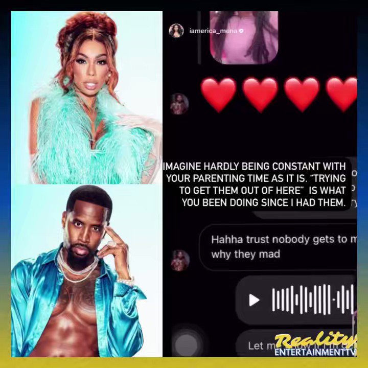 Realityentertainmenttv On Twitter Erica Mena Calls Safaree Samuels