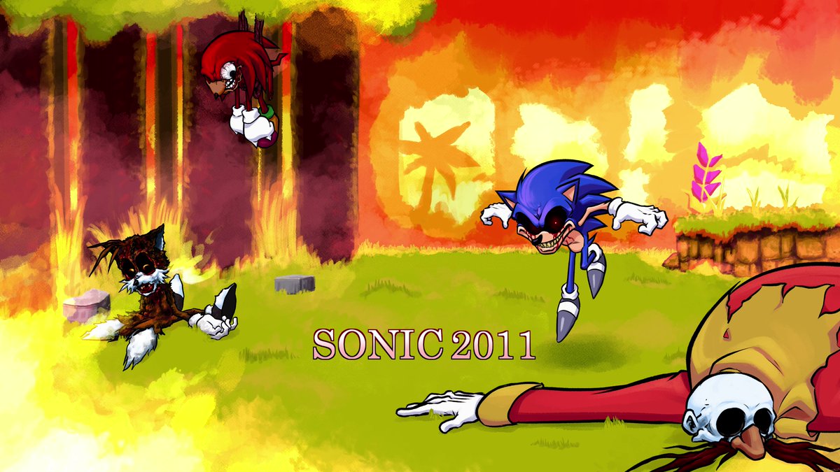 Funni Purpl Shad on Game Jolt: Sonic.exe 2011 pixel art (!don't