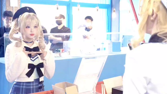 Twitterのコスプレ動画2