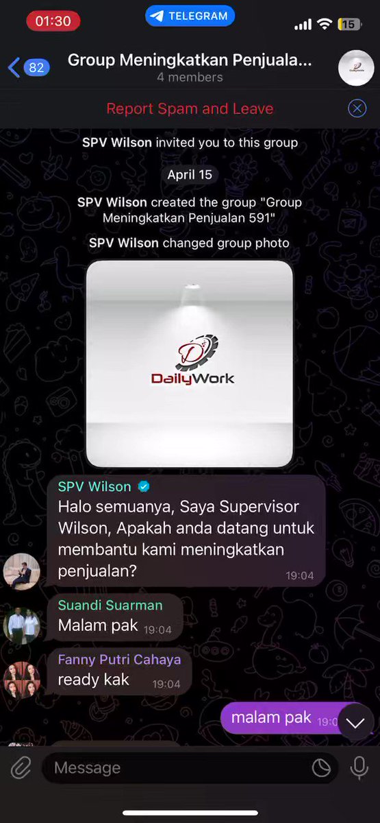 Franky Jonathan on Twitter: "aku dimasukin ke grup kecil yang isinya