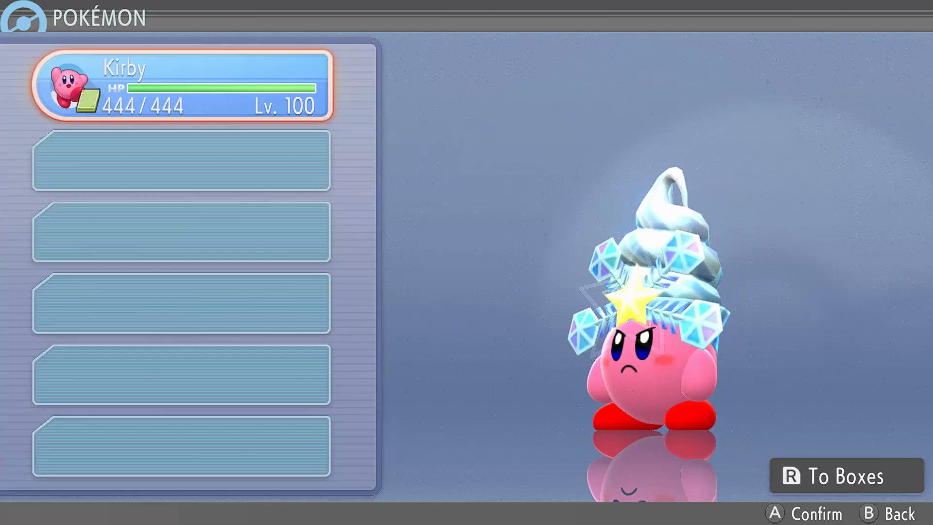 Kirby in Pokemon BDSP (Ver 1.0.1) [Fan Mod] 