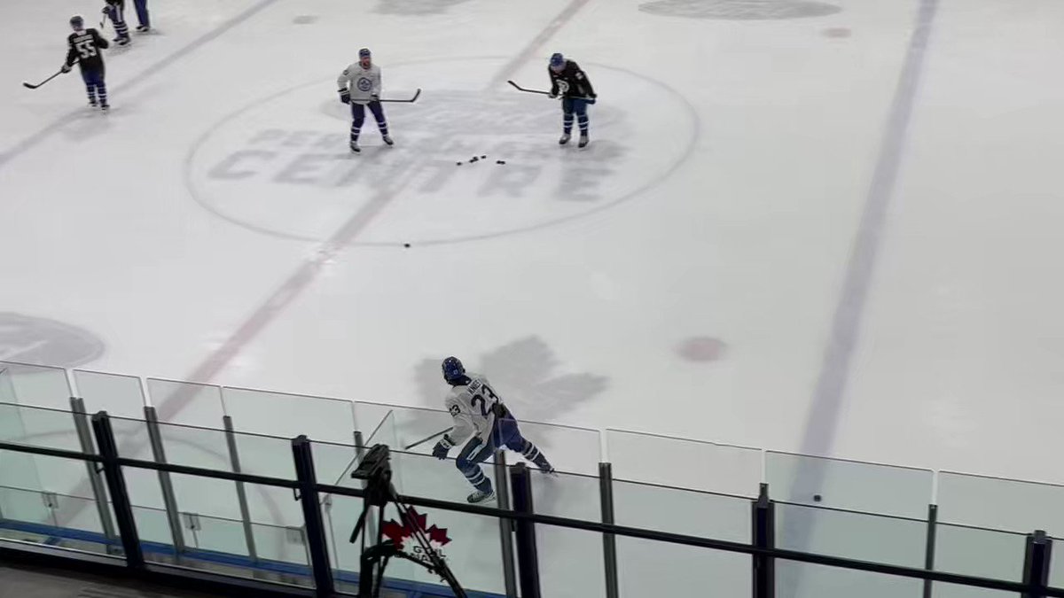 Jonas Siegel on Twitter "Matthew Knies spent his time postpractice