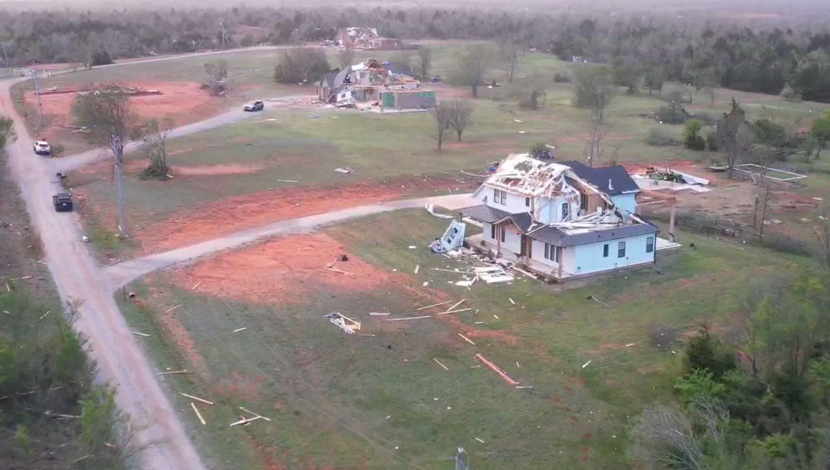 Aaron Rigsby on Twitter "First light from fatal tornado that struck