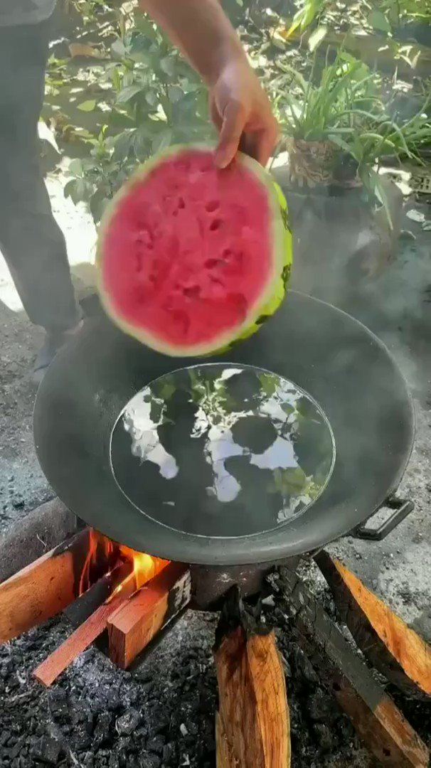 中華鍋でスイカ味のポップコーンを作ってみた！マジですか？