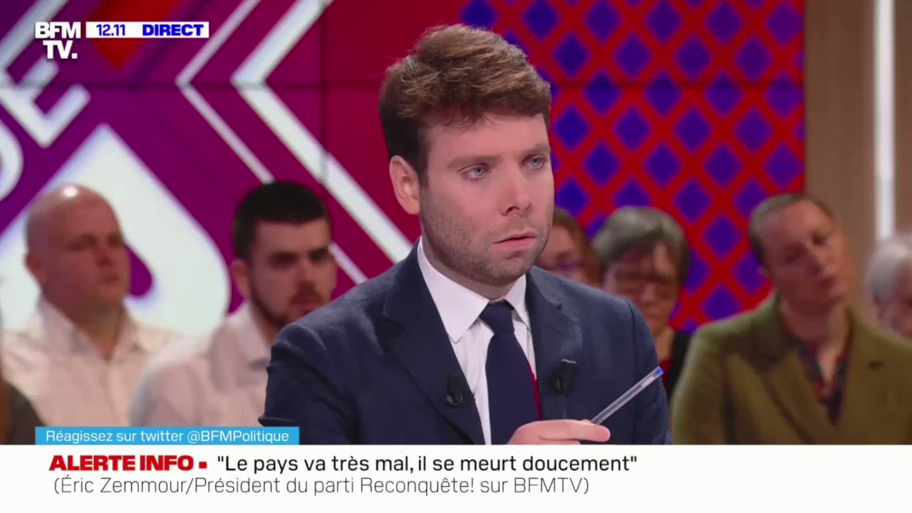 Marc Guyon on Twitter: "Qui dit que Zemmour ne parle jamais d'économie ? «  La politique des chèques, c'est du court terme qui ne peut pas fonder une  politique. Elle est payée