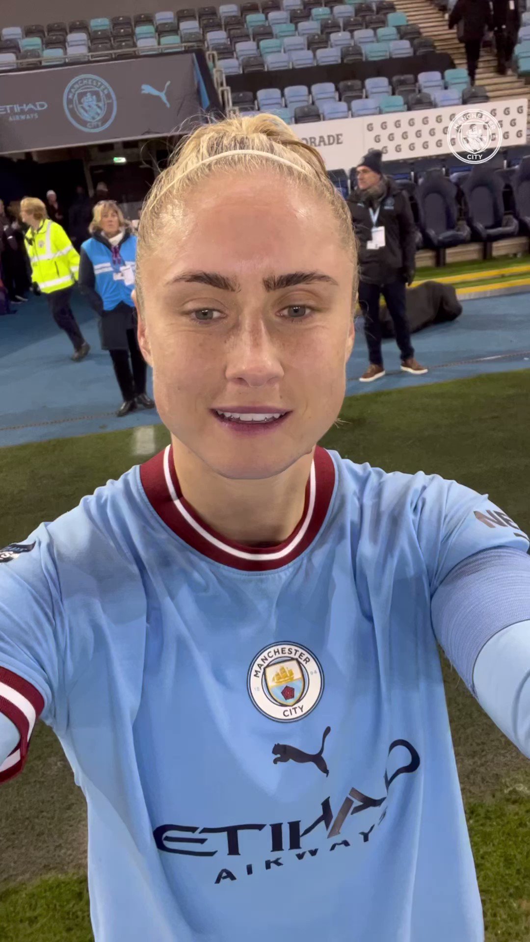 Man City Women on Twitter "A message from stephhoughton2! 🙌💙 🔵 62 ⚒️