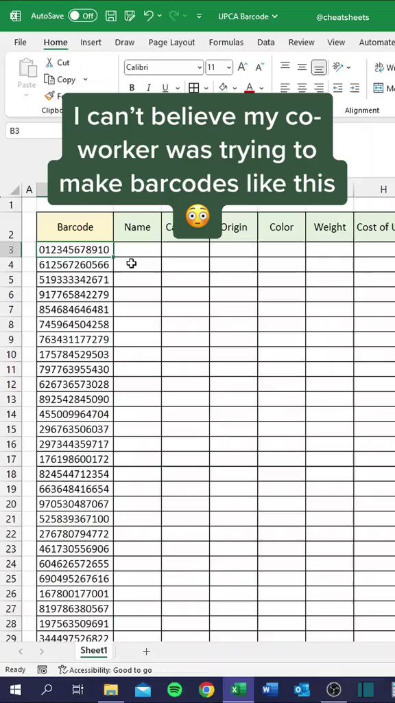 cheatsheets-on-twitter-how-to-make-upc-a-barcodes-in-excel-don-t