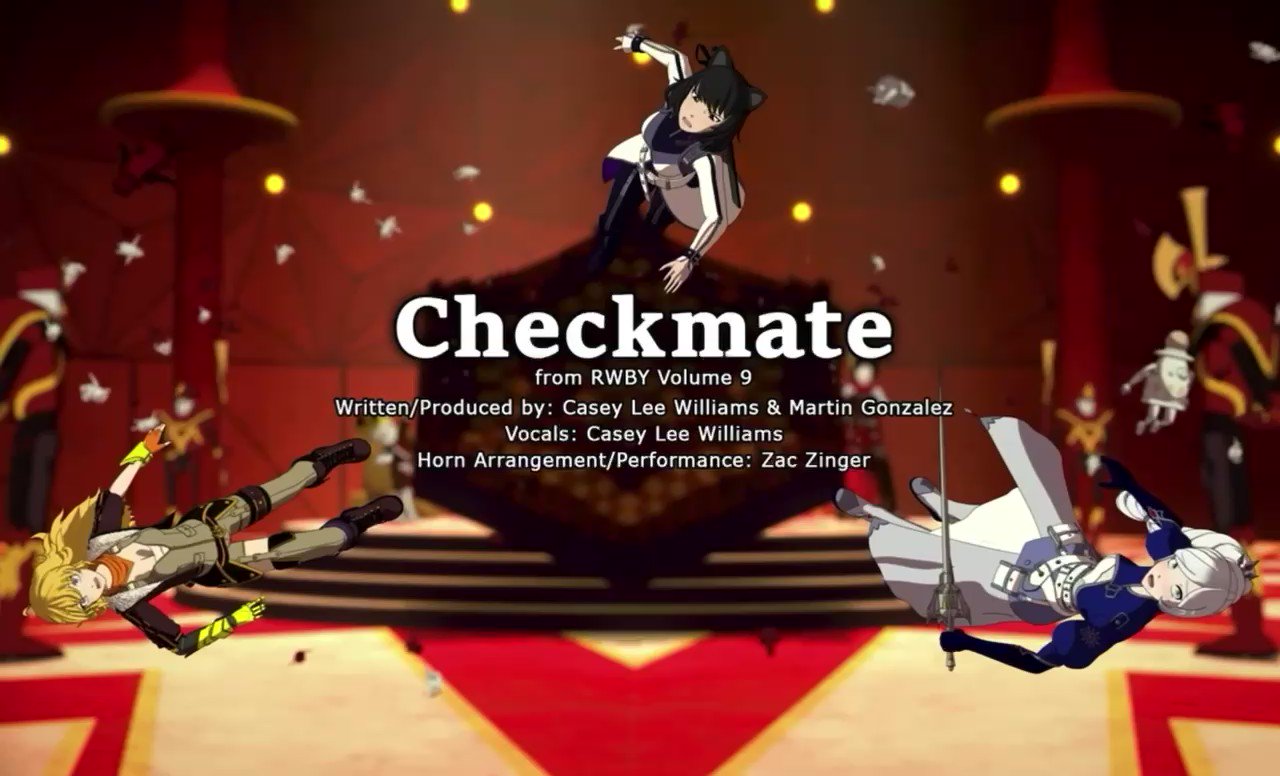 liv🦋 #GREENLIGHTV10 on X: checkmate lyrics! #rwby #rwbyv9 #GREENLIGHTVOLUME10 contender for my fav tbh!! again did this quick pls let me know any mistakes! / X