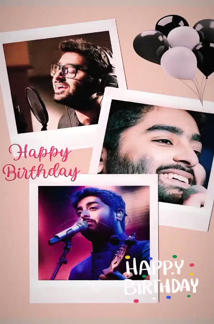 Happy Birthday to the king of music the Arijit Singh   