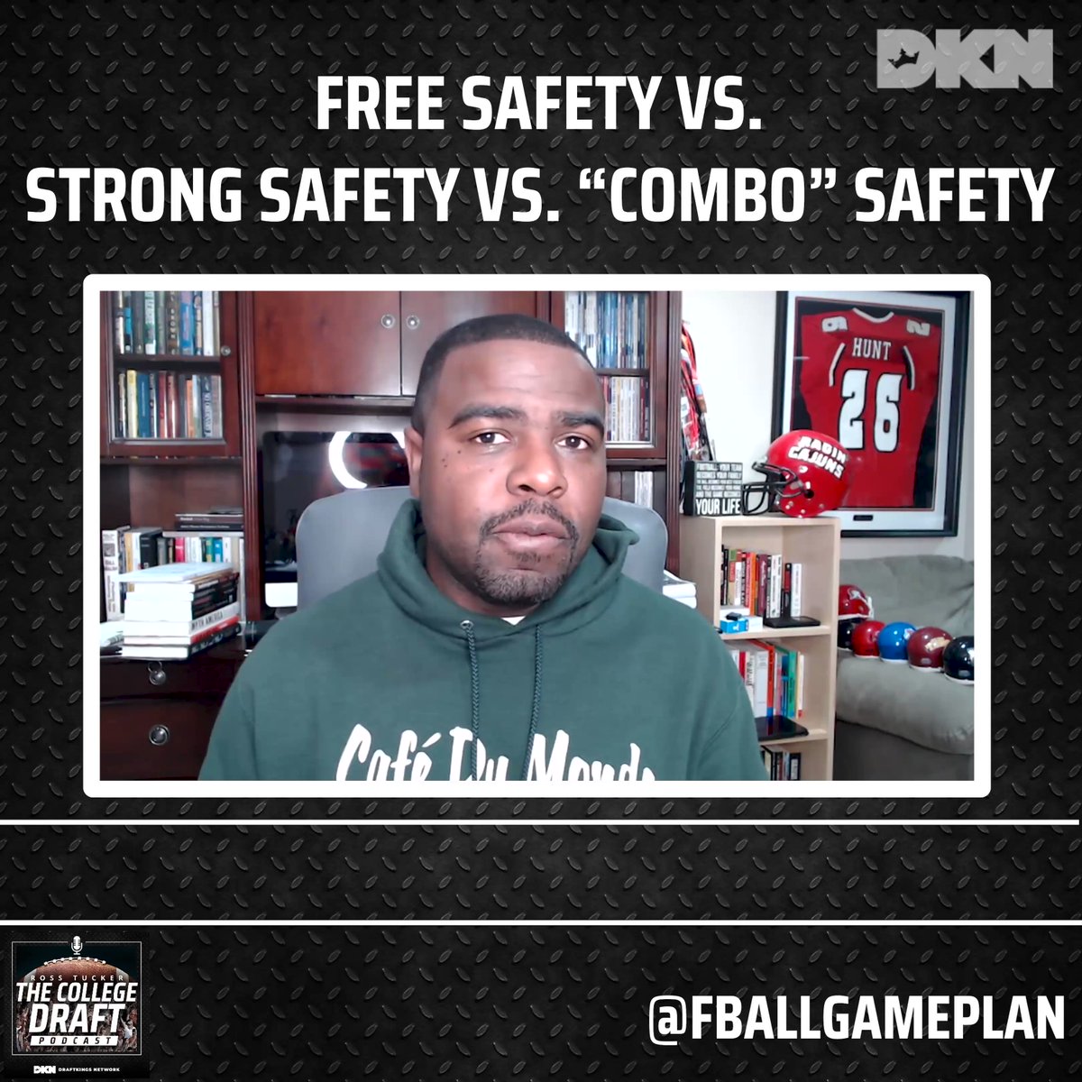 Ross tucker podcast on twitter free safety vs strong safety vs