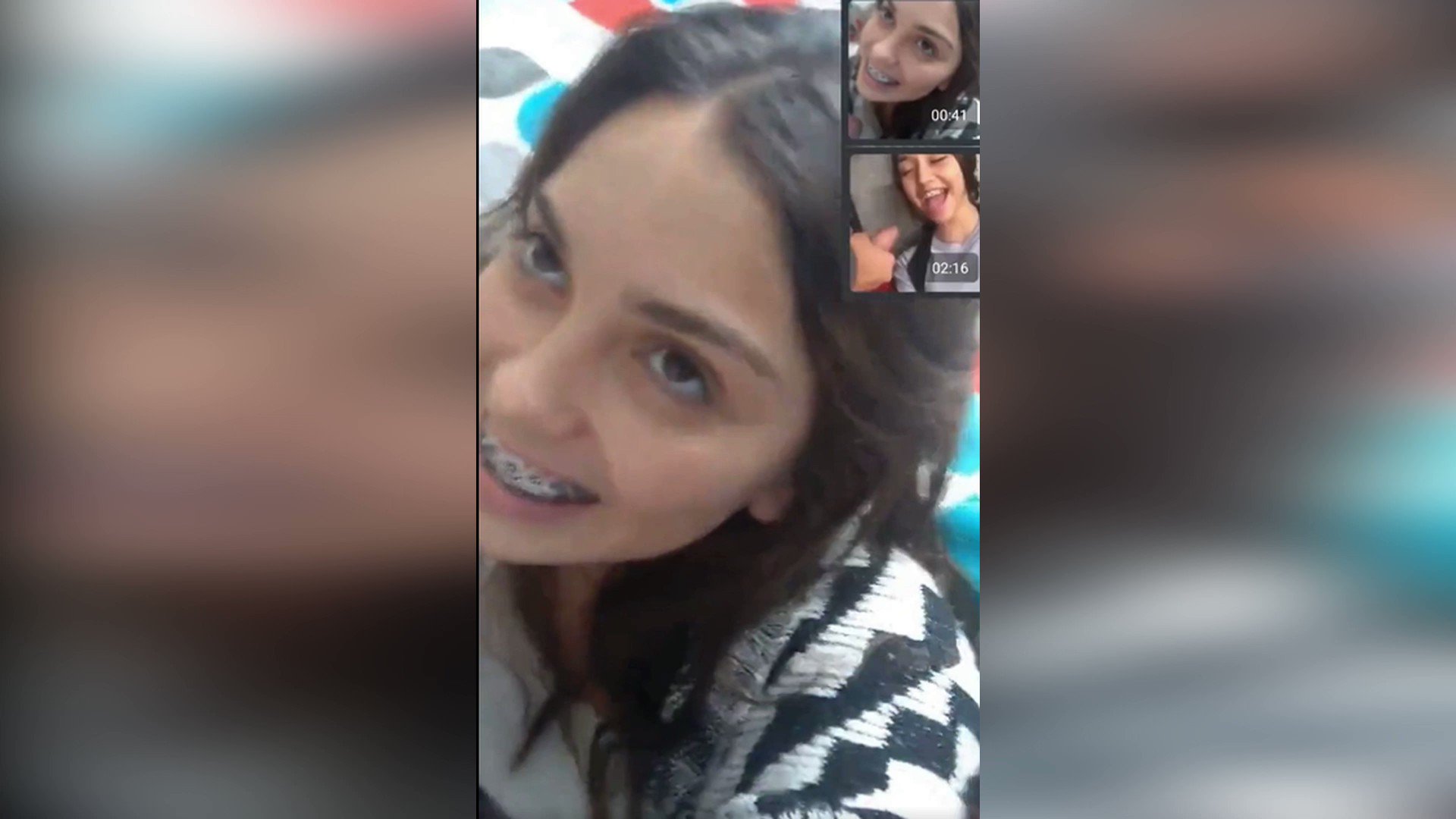 Braces girl twitter full video