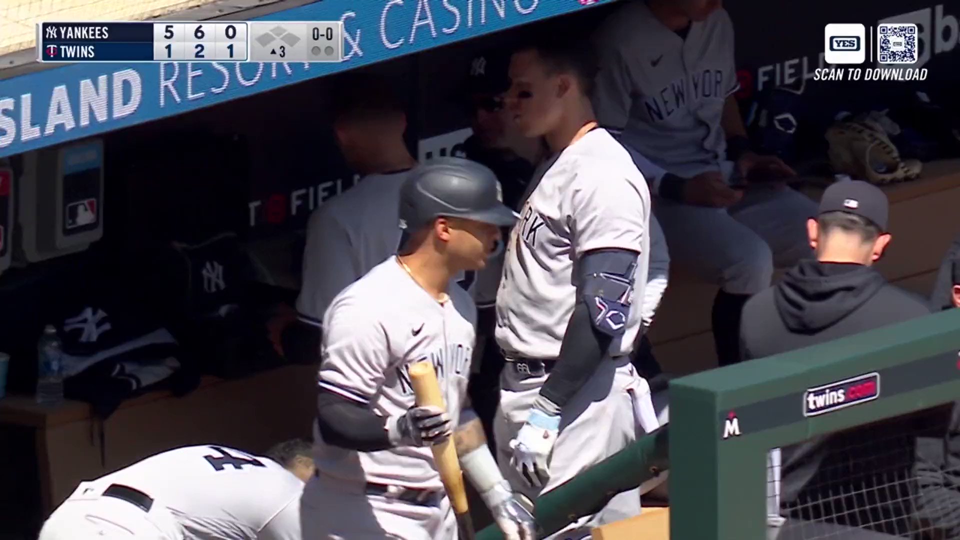 YES Network on Twitter "Aaron Judge slides awkwardly into 3rd base on