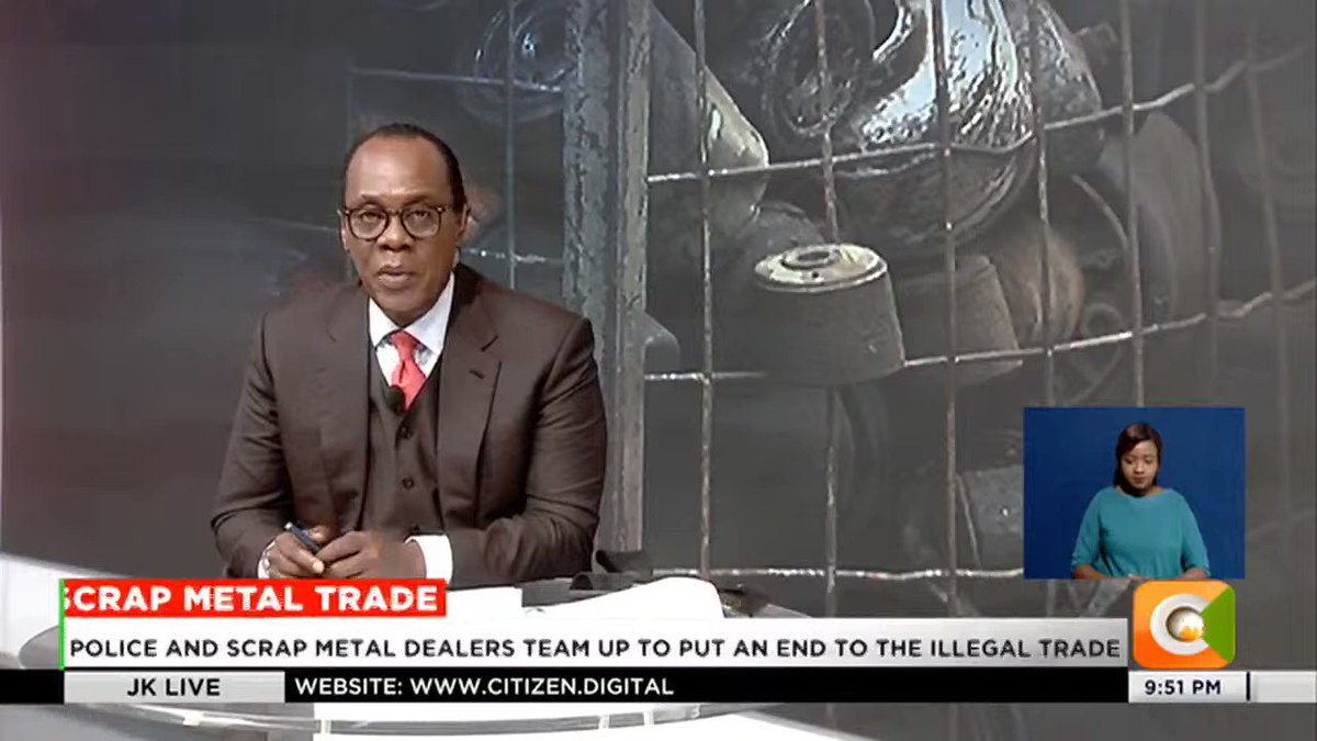 Citizen TV Kenya on Twitter "Scrap Metal Trade Police and scrap metal