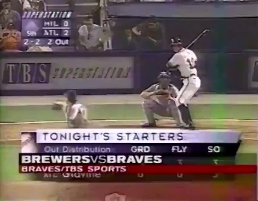 RT @BravesOnTBS: July 17, 1998 | Brewers at Braves SportsCenter Highlights

#OTD 25 years ago https://t.co/GxCLPXH2Sn