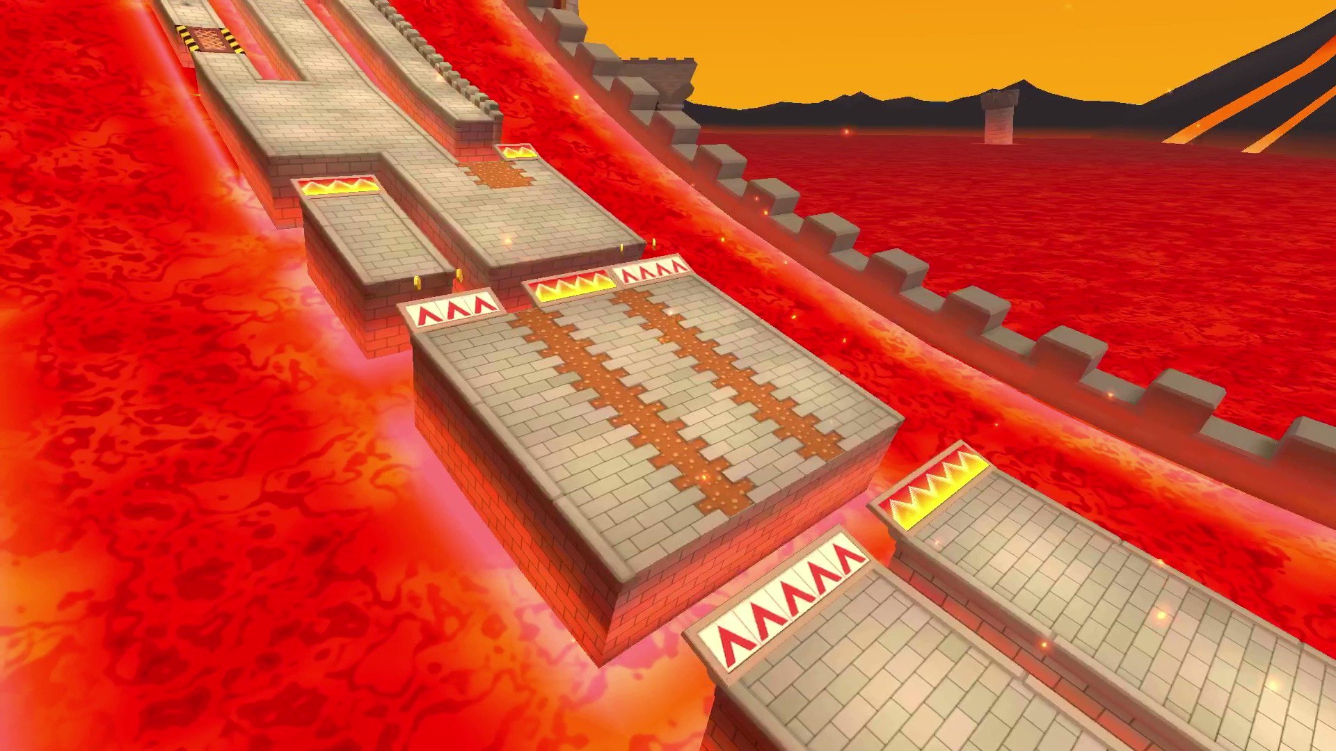 Look out for lava in the Mario Kart Tour Bowser Tour