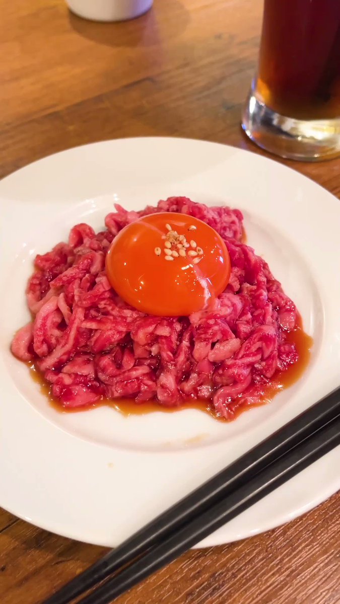 GWのお出かけ候補！？珍しい生肉ユッケ！