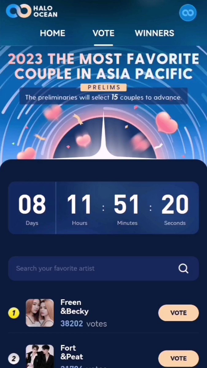 Freen Becky ™ on Twitter "INFO Voting for 2023 The Most Favorite