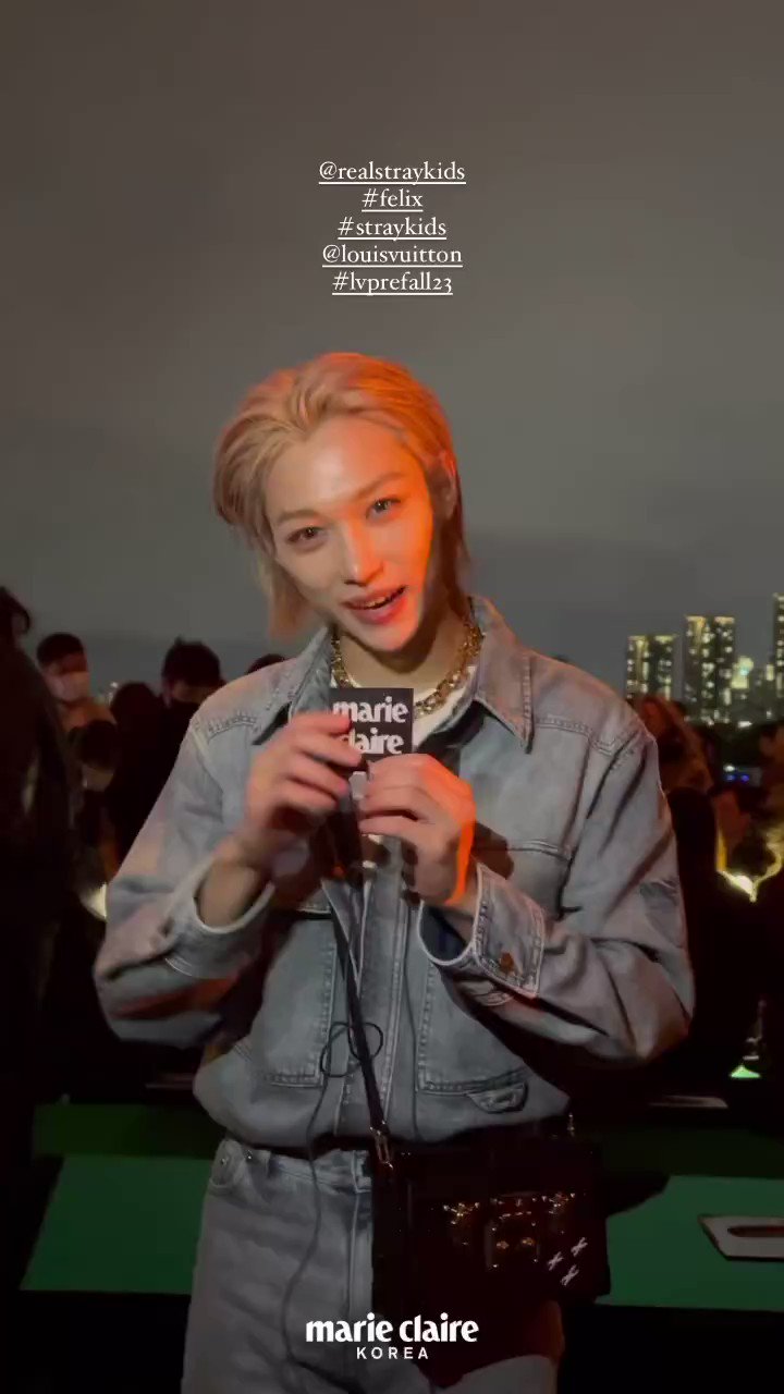 Stray Kids' Felix attends Louis Vuitton show in show-stealing monochrome  look