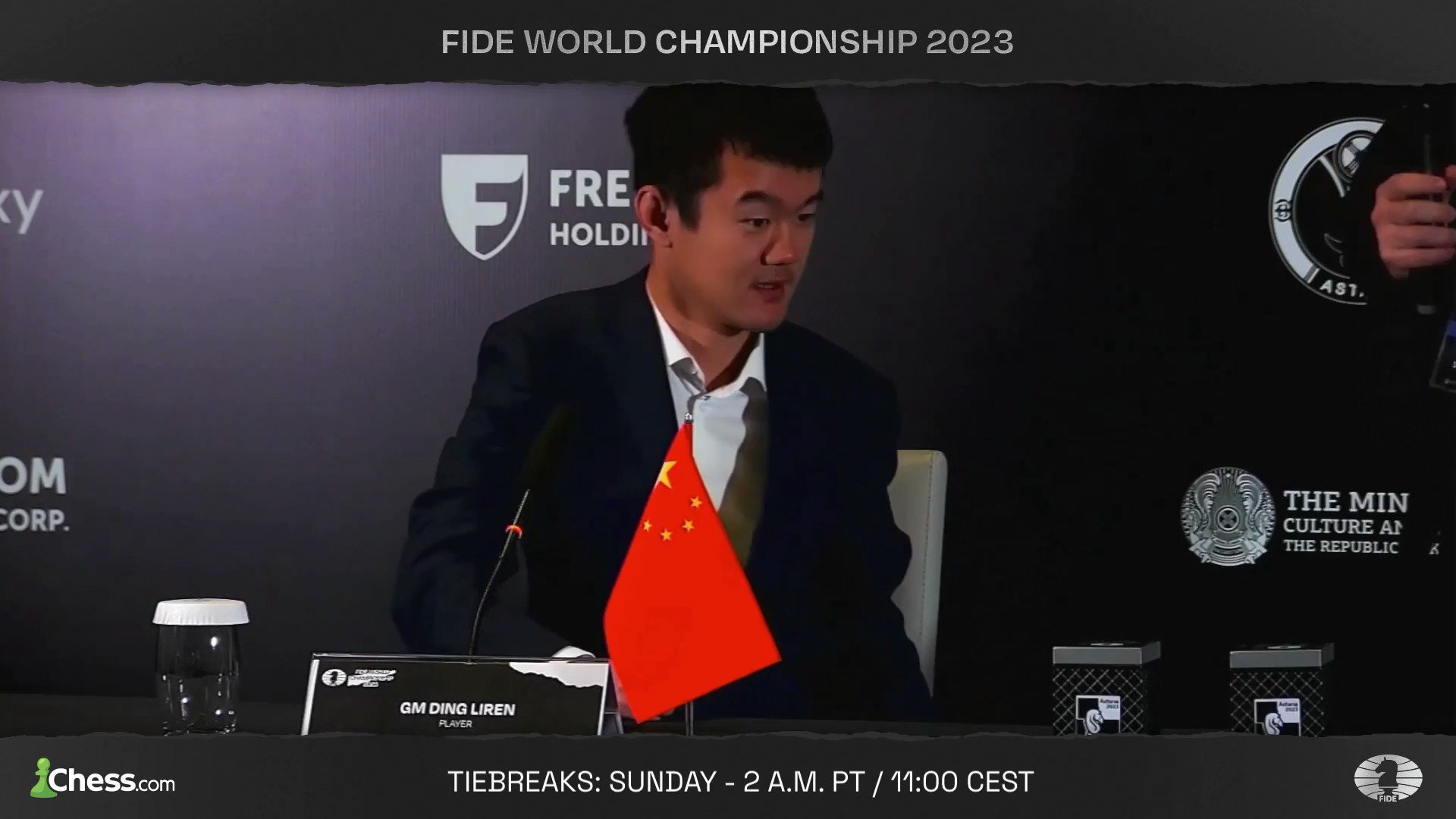 chess24 - Ding Liren can finally take a break! 😀 He's