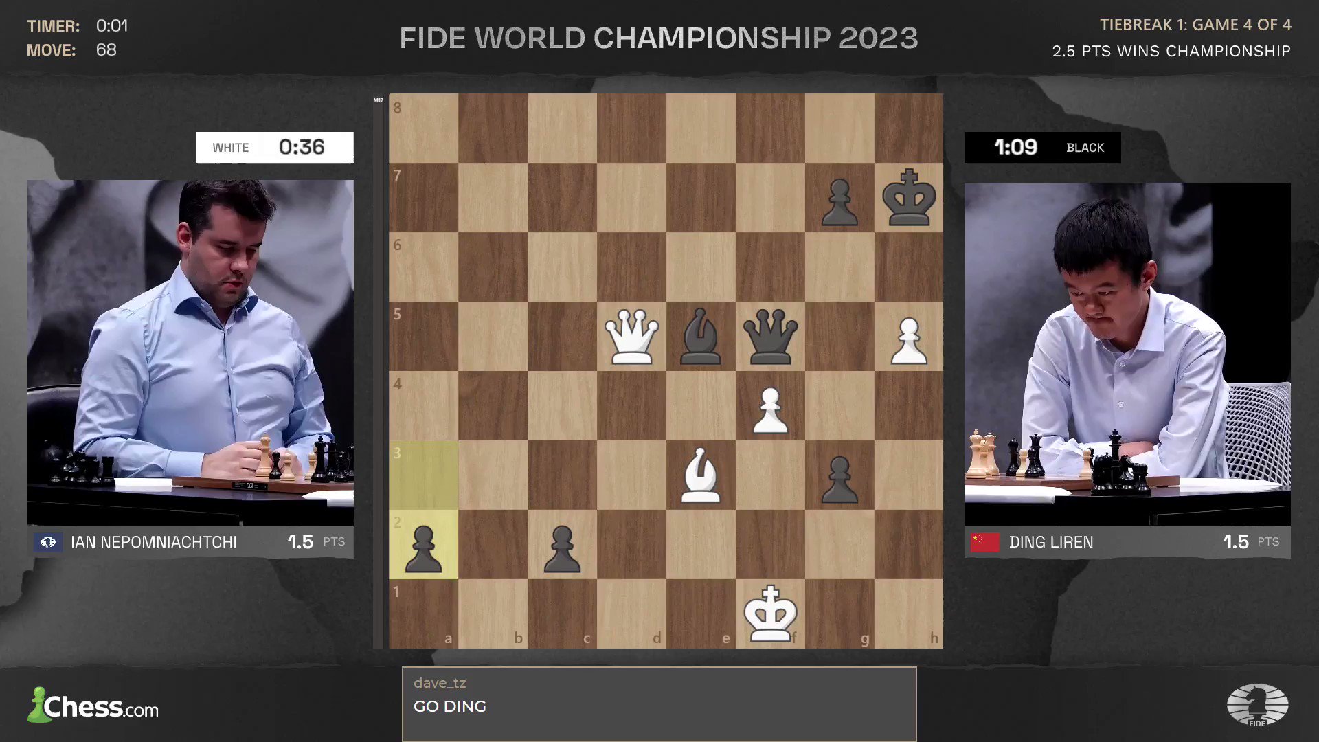 FIDE Twitter: Ding Liren - 2023 FIDE World Champion : r/chess