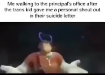 Headed there rn #meme #fyp #school #principalsoffice #walkingto #spide