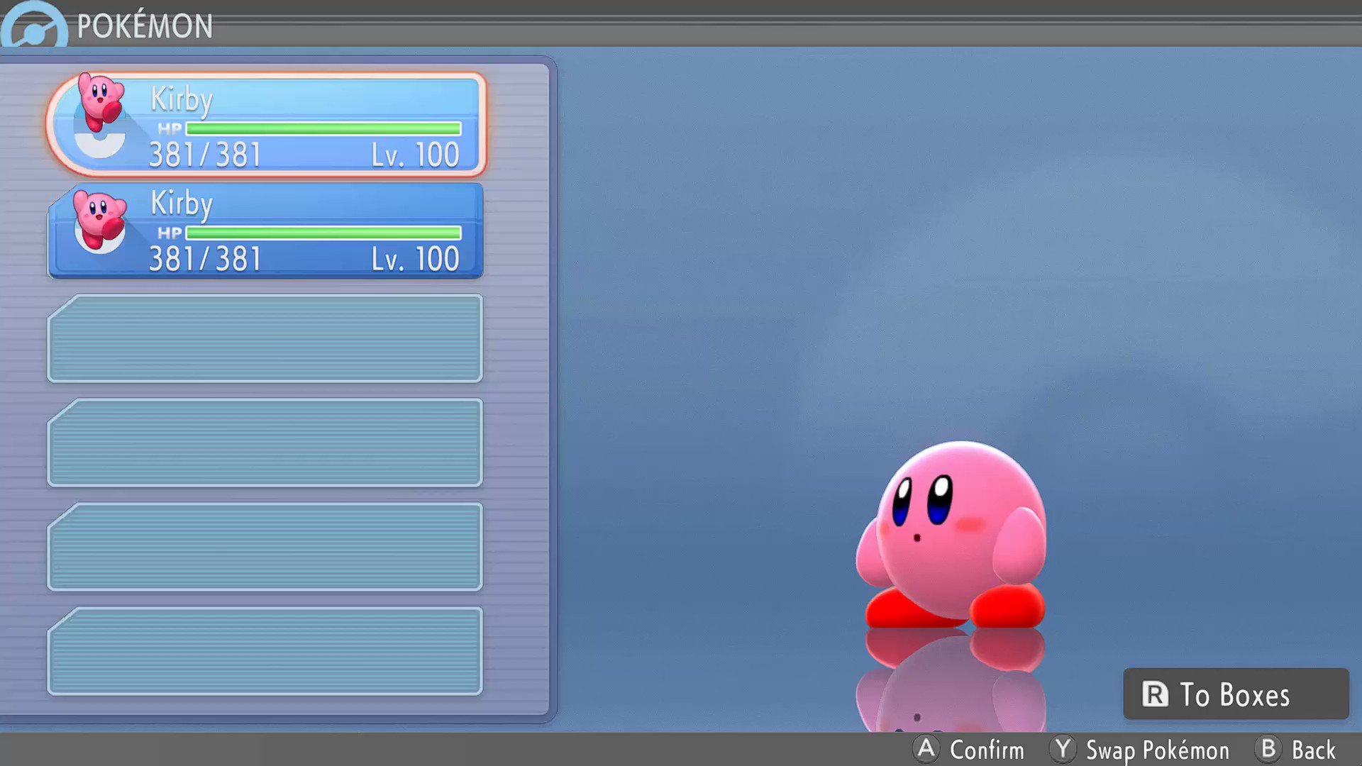 Yisuno ⚝ on X: Alright so I decided that each Kirby form will have different colors on the shiny version on my mod for Pokemon BDSP, mostly referencing the colors Kirby had
