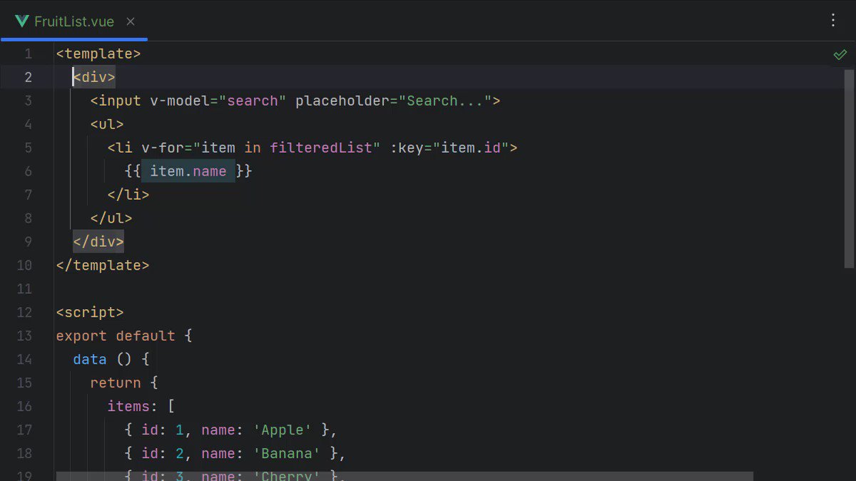 JetBrains WebStorm on Twitter: "If you work with Vue.js, you can convert chunks of code into new Vue components with WebStorm's Extract Component refactoring. Just highlight the piece of code in question JetBrains WebStorm on Twitter: "If you work with Vue.js, you can convert chunks of code into new Vue components with WebStorm's Extract Component refactoring. Just highlight the piece of code in question
