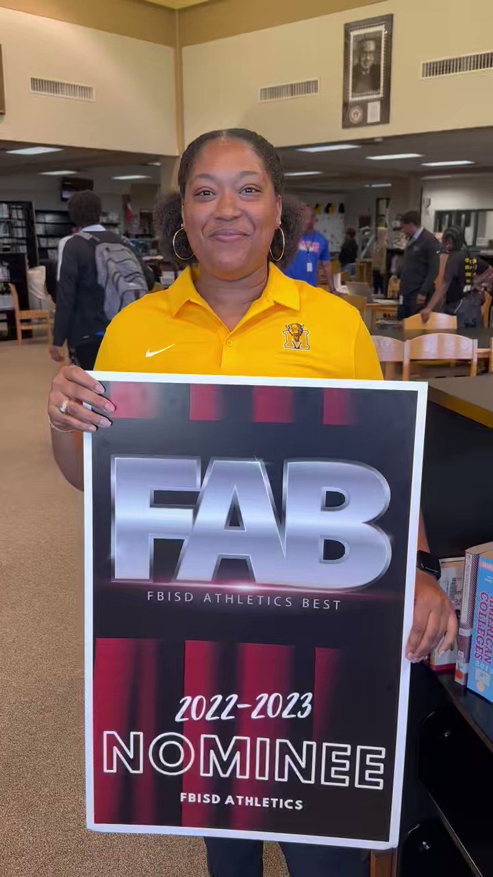Fort Bend ISD Athletics on X: Congrats to Nia LeBlanc of Marshall HS for  being nominated for the FAB FBISD Assistant Athletic Trainer Award. Winner  will be announced May 17th at the