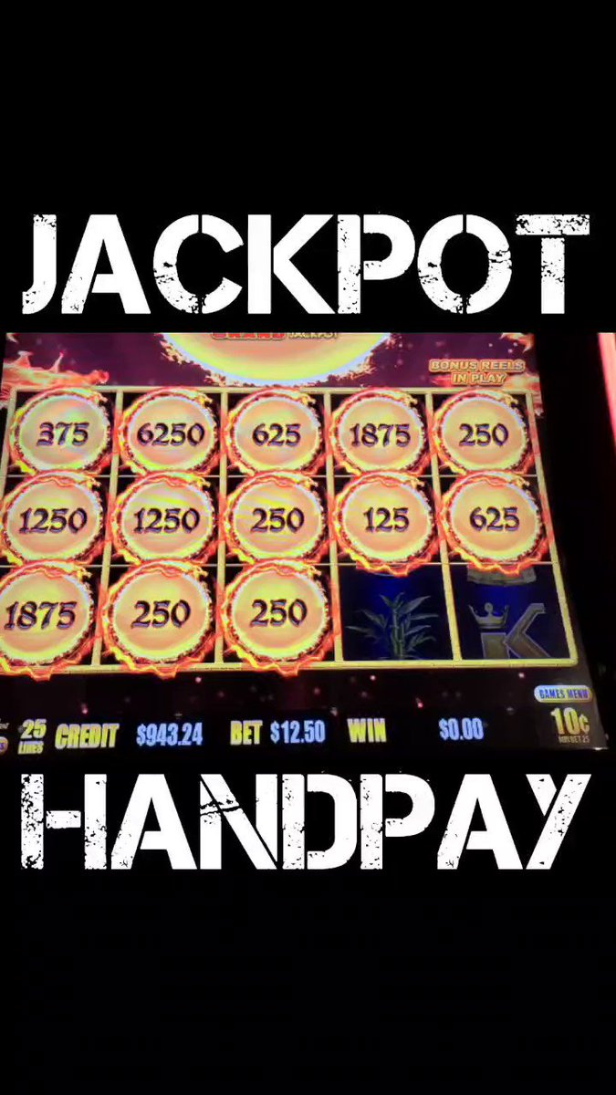 Jackpot Handpay on freeplay while playing at  !
