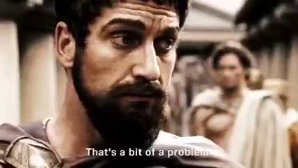 300 - This is madness. This is Sparta. animated gif