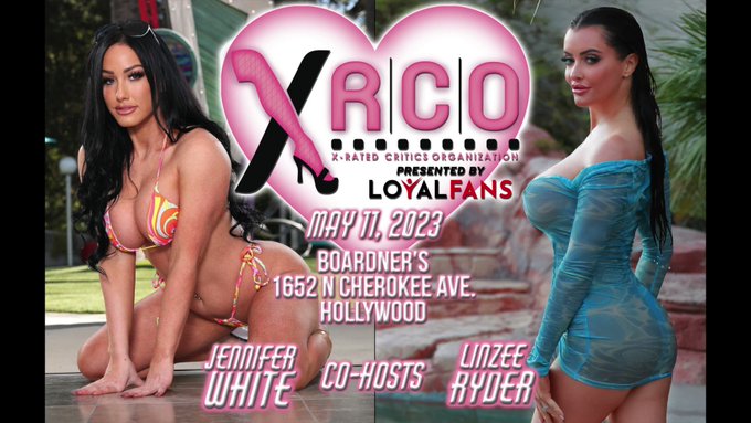 TANYA TATE @TanyaTate is going into our XRCO Hall of Fame on May 11, 2023 - but here she announces the