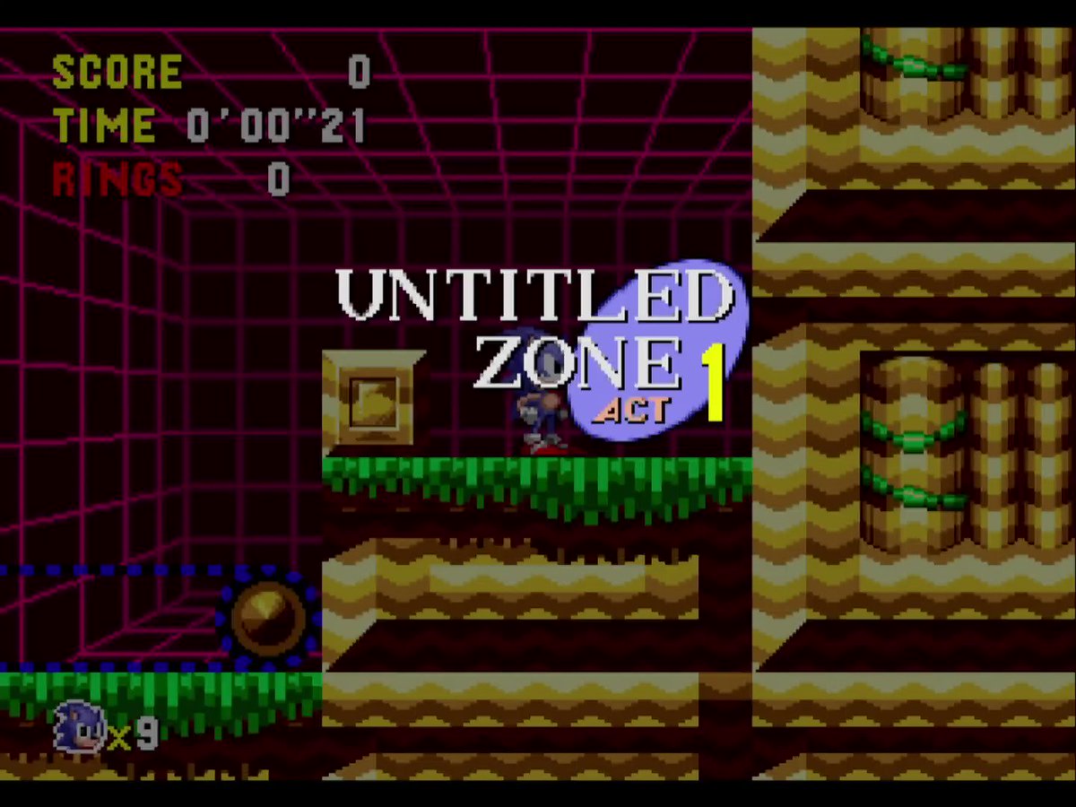 Custom levels 3 in Classic Sonic Simulator and Classic Simulator