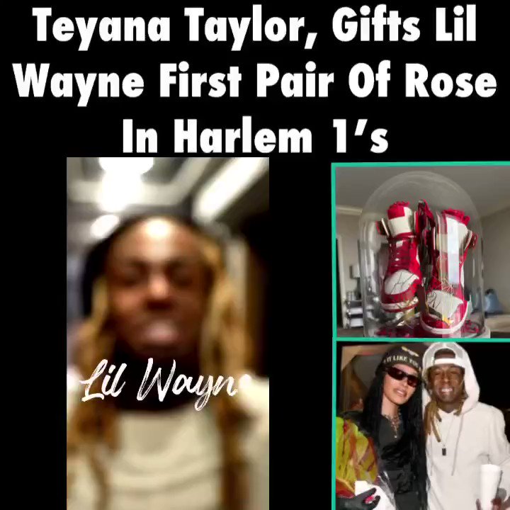 Daily Loud on Twitter "Teyana Taylor gifts Lil Wayne “Rose In Harlem