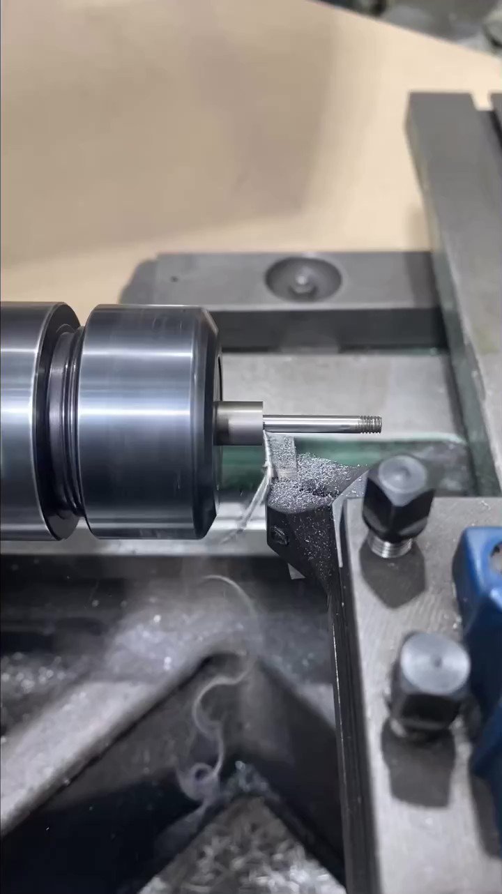 Practical Machinist on Twitter ""Making a spring loaded ejector/stop