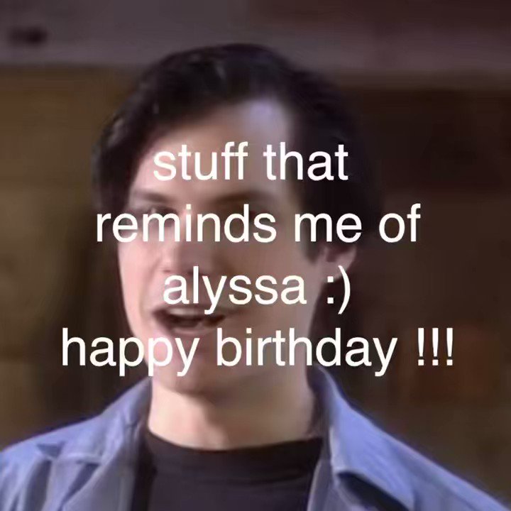 Happy alyssa day!! idk how i forgot jason lee/chasing amy in this video but ilysm happy birthday 