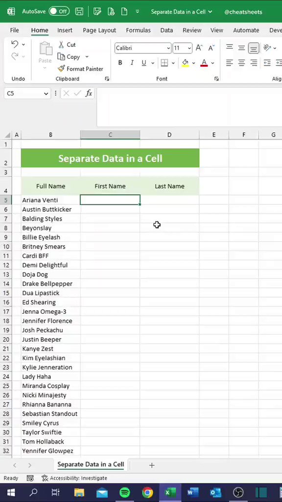 computer-knowledge-on-twitter-how-to-separate-data-in-excel