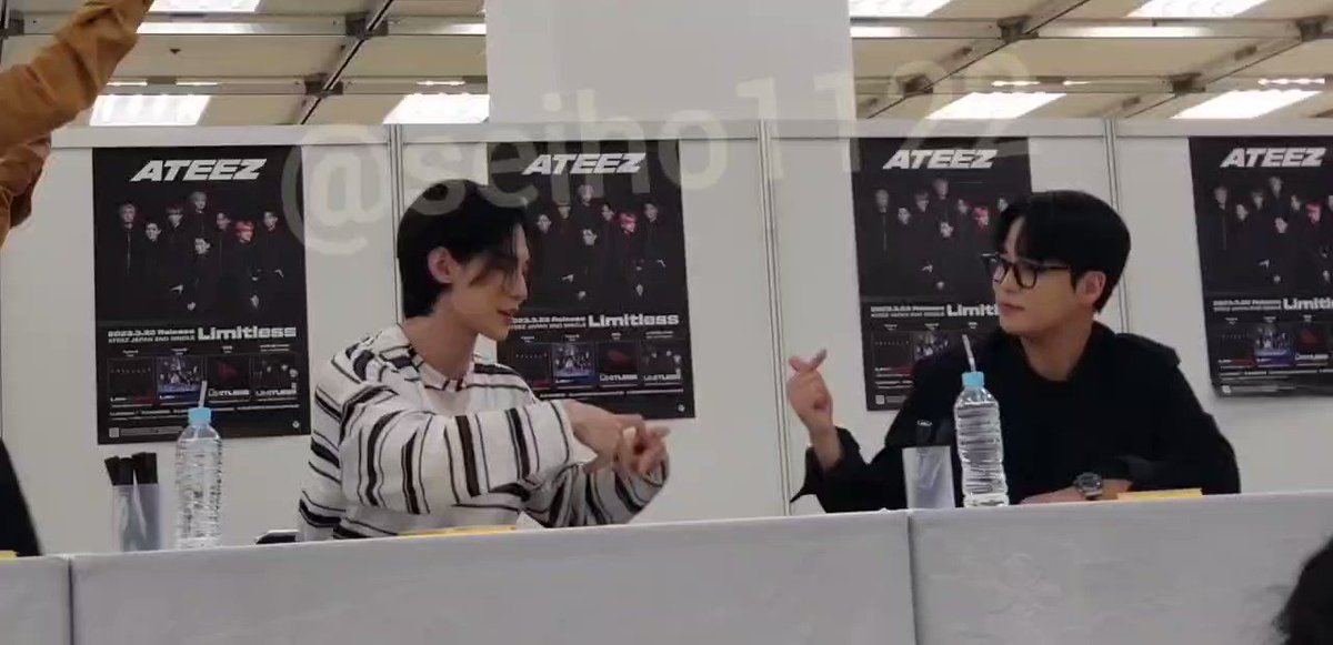 2023.05.10(水) ATEEZ LIMITLESS 東京プレミアサイン会 ジョンホがサン