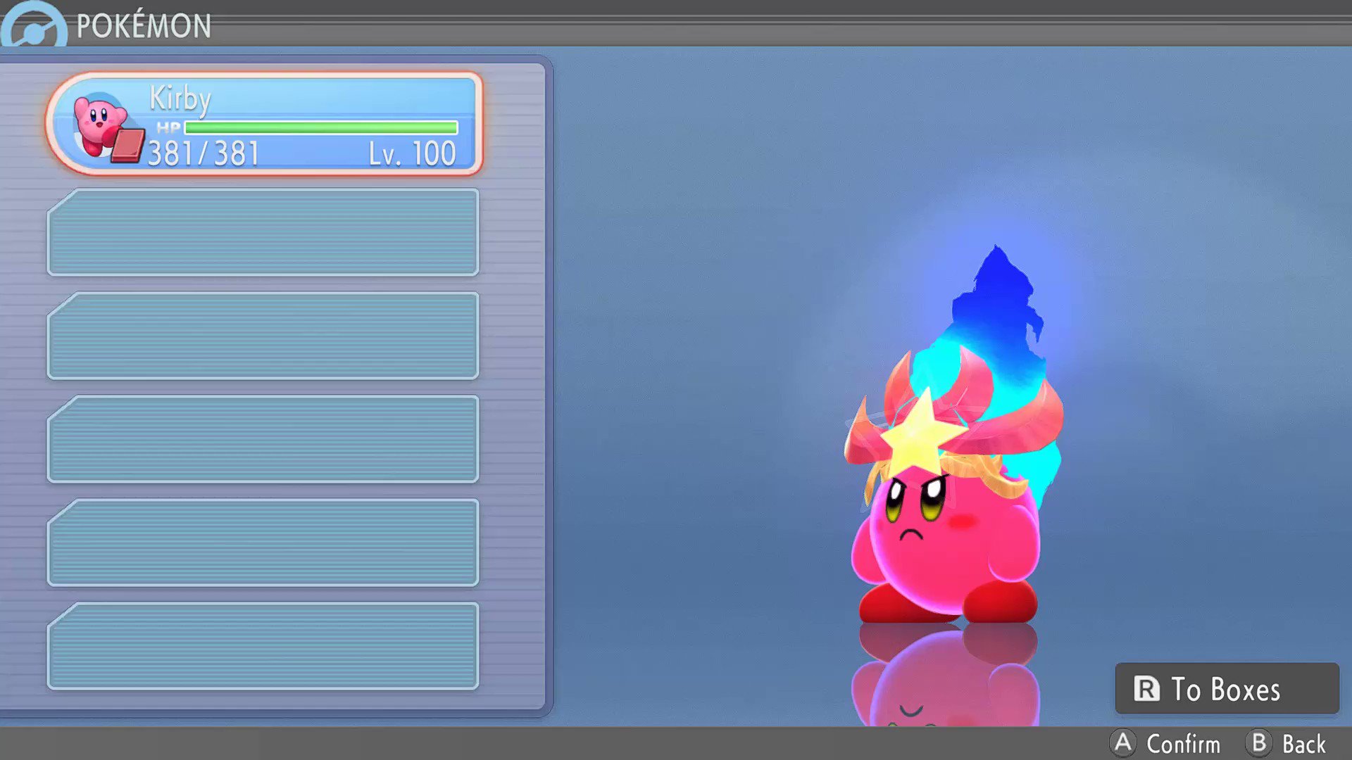 Yisuno ⚝ on X: Alright so I decided that each Kirby form will have  different colors on the shiny version on my mod for Pokemon BDSP, mostly  referencing the colors Kirby had