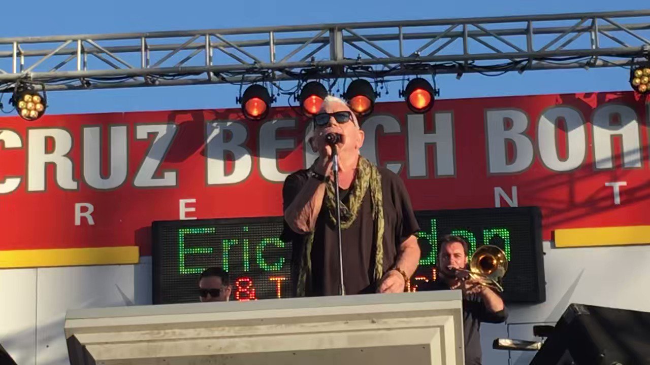 Wishing Eric Burdon a Happy 82nd Birthday! EB performing at The Boardwalk in Santa Cruz on July 21, 2017. 