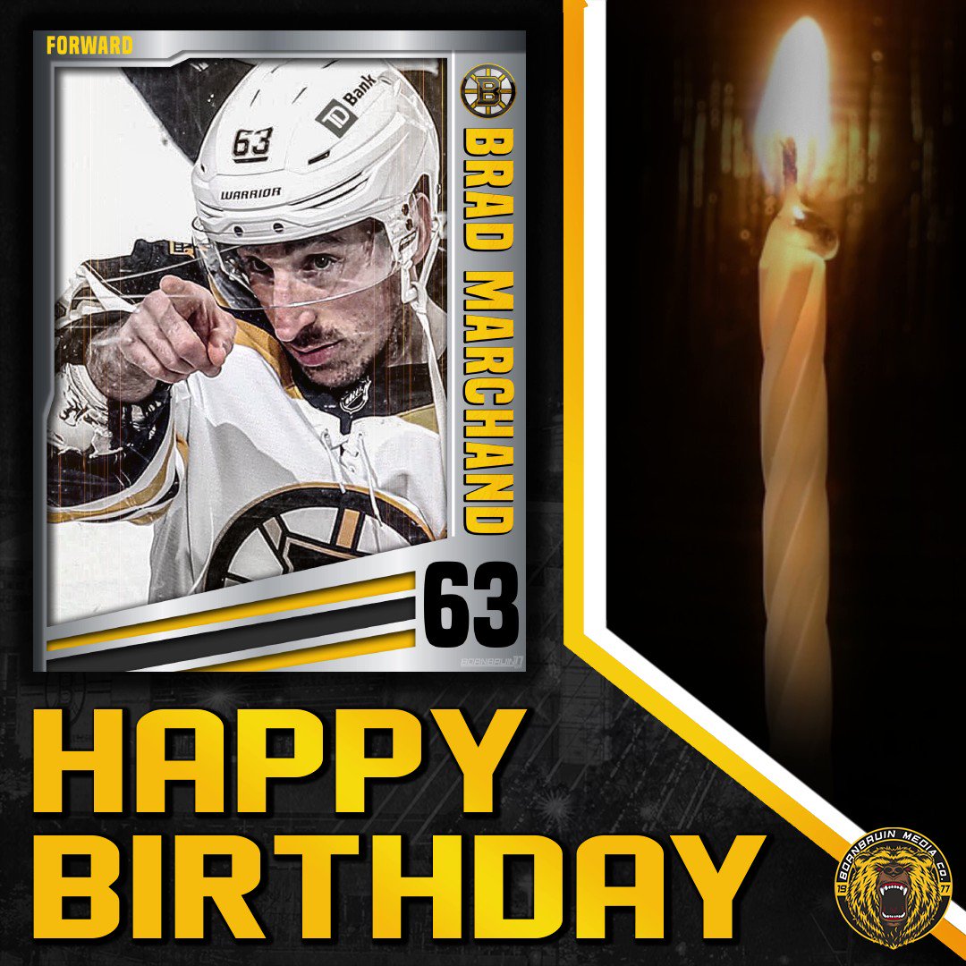 Happy Birthday to ,
Brad Marchand! 