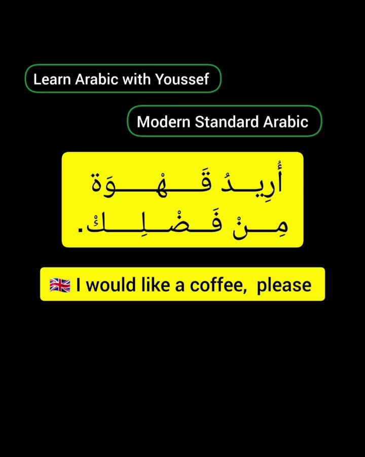Learn Arabic with Youssef on Twitter "🔴 Learn Modern Standard Arabic language Part 4 