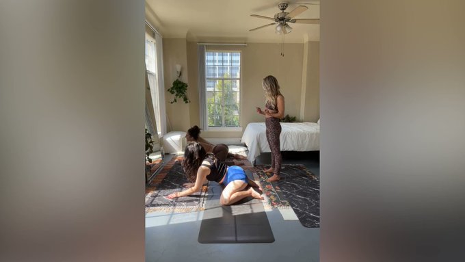 about to upload this playful vid to my feed ;) 30 minutes of Ali Nance helping me + @amoreomorte  get